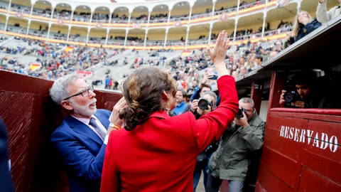 Isabel Díaz Ayuso asiste a la corrida Goyesca que se celebra en la plaza de toros de las Ventas, a 2 de mayo de 2022, en Madrid (España) TOROS;PLAZA Jose Velasco / Europa Press 02/05/2022