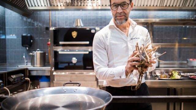 Quique Dacosta en uno de sus restaurantes