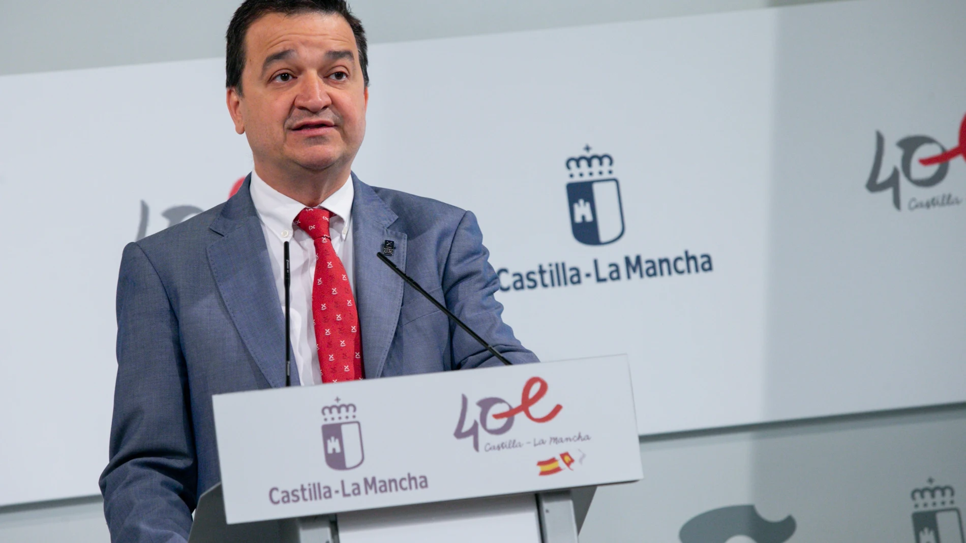El consejero de Agricultura, Agua y Desarrollo Rural del Gobierno de Castilla-La Mancha, Francisco Martínez Arroyo