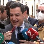 El presidente de la Junta de Andalucía, Juanma Moreno
