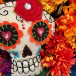 Calavera de la tradición mexicana del Día de Muertos.