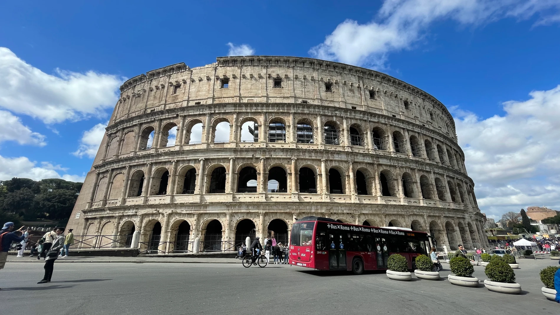 Vista del imponente Coliseo