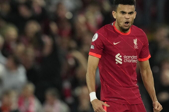 Luis Díaz, delantero colombiano del Liverpool.