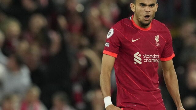 Luis Díaz, delantero colombiano del Liverpool.