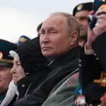 Putin en el desfile del Día de la Victoria en Moscú