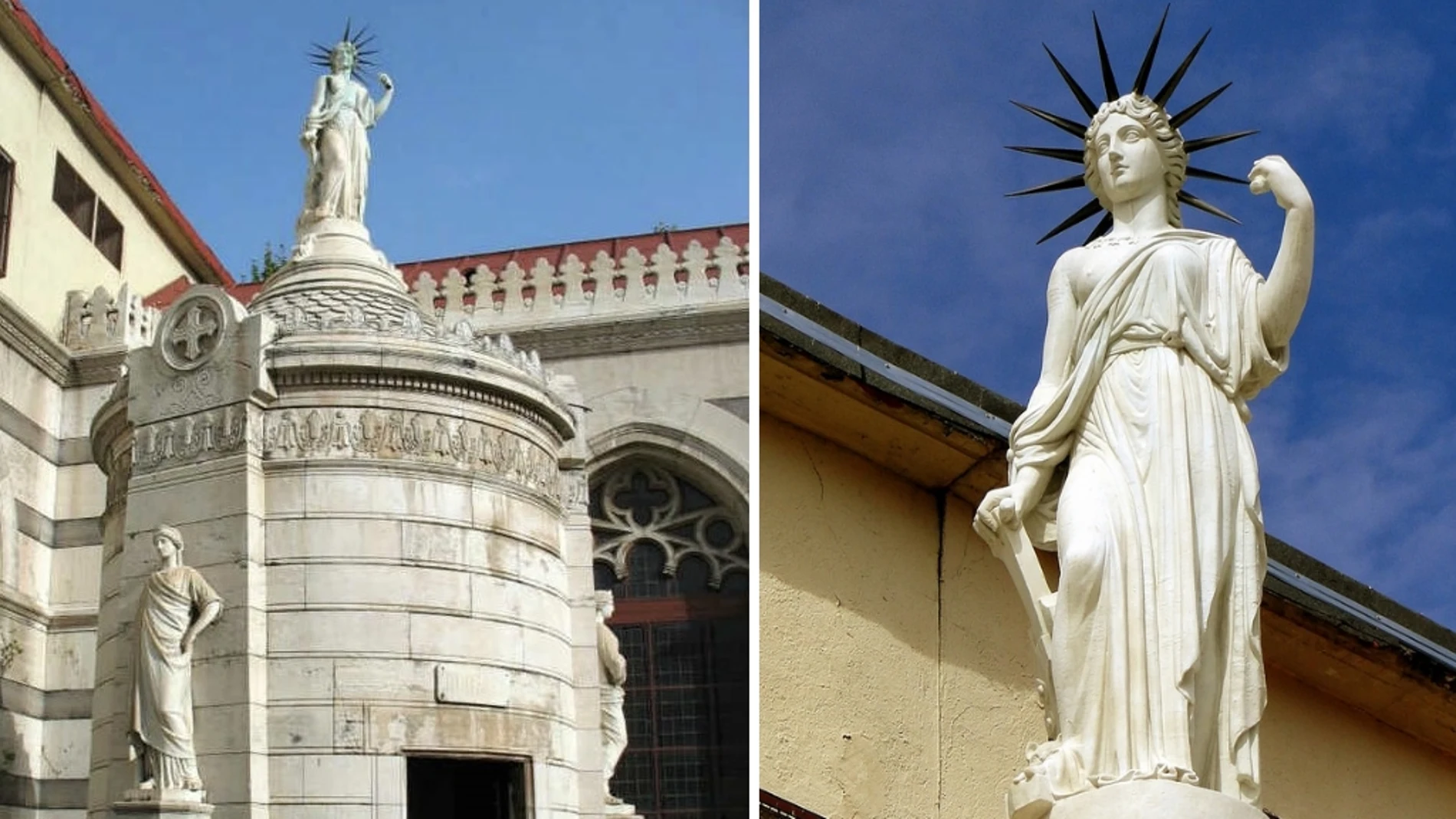 Estatua de la Libertad en Madrid