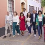Integrantes de la coalición "Por Andalucía"