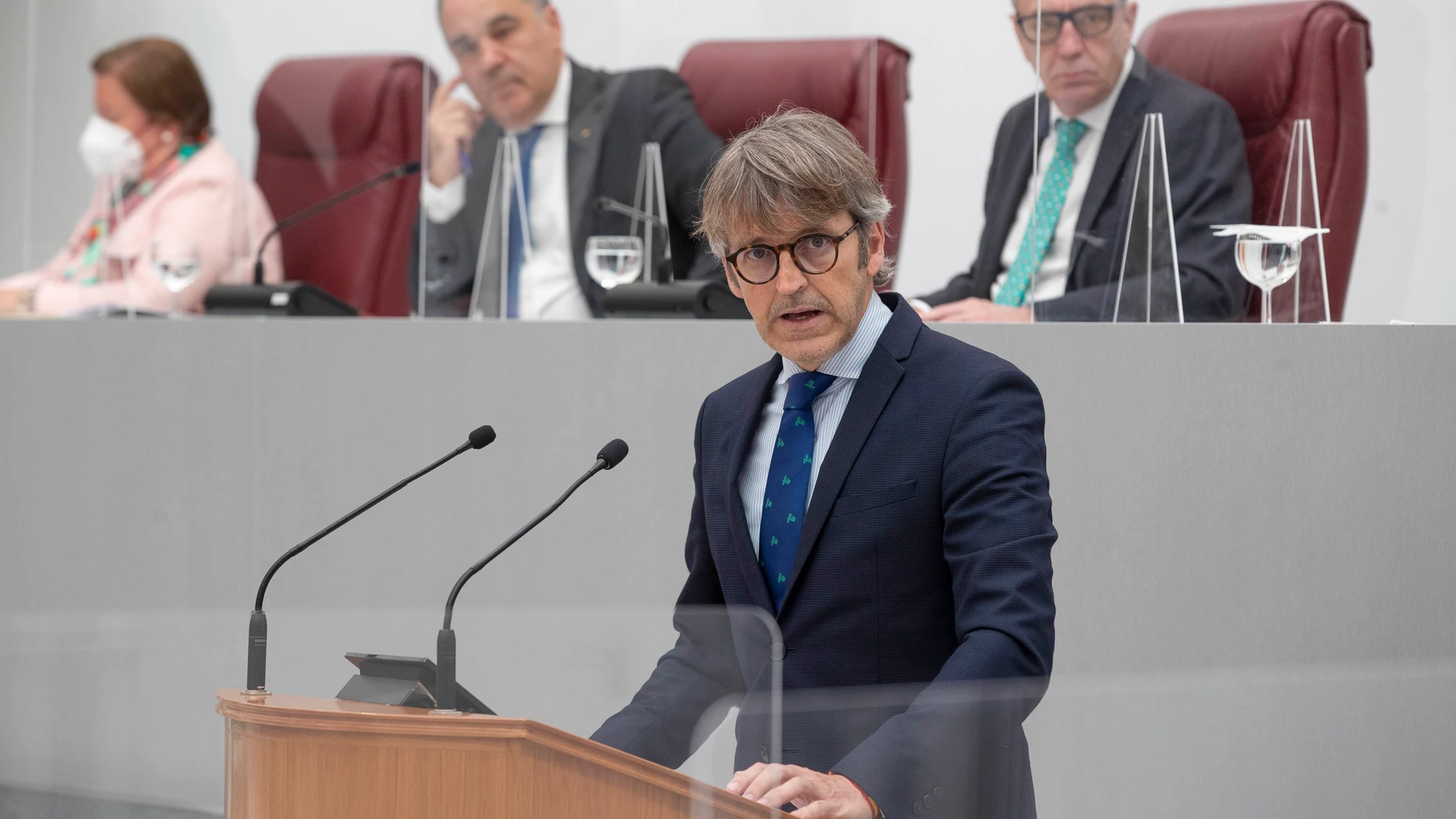 El consejero de Economía y Hacienda de la Comunidad de Murcia Luis Alberto Marín
