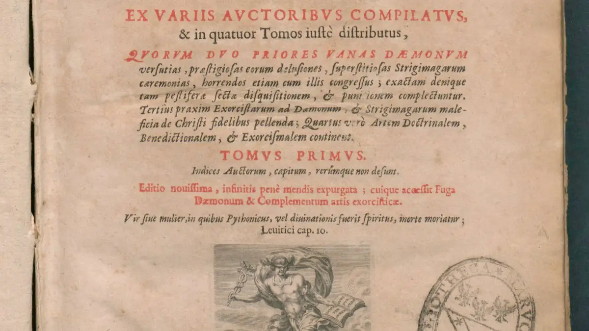 Página introductoria del &quot;Malleus Maleficarum&quot;, especie de guía de instrucciones que se creó para dar caza a la brujería
