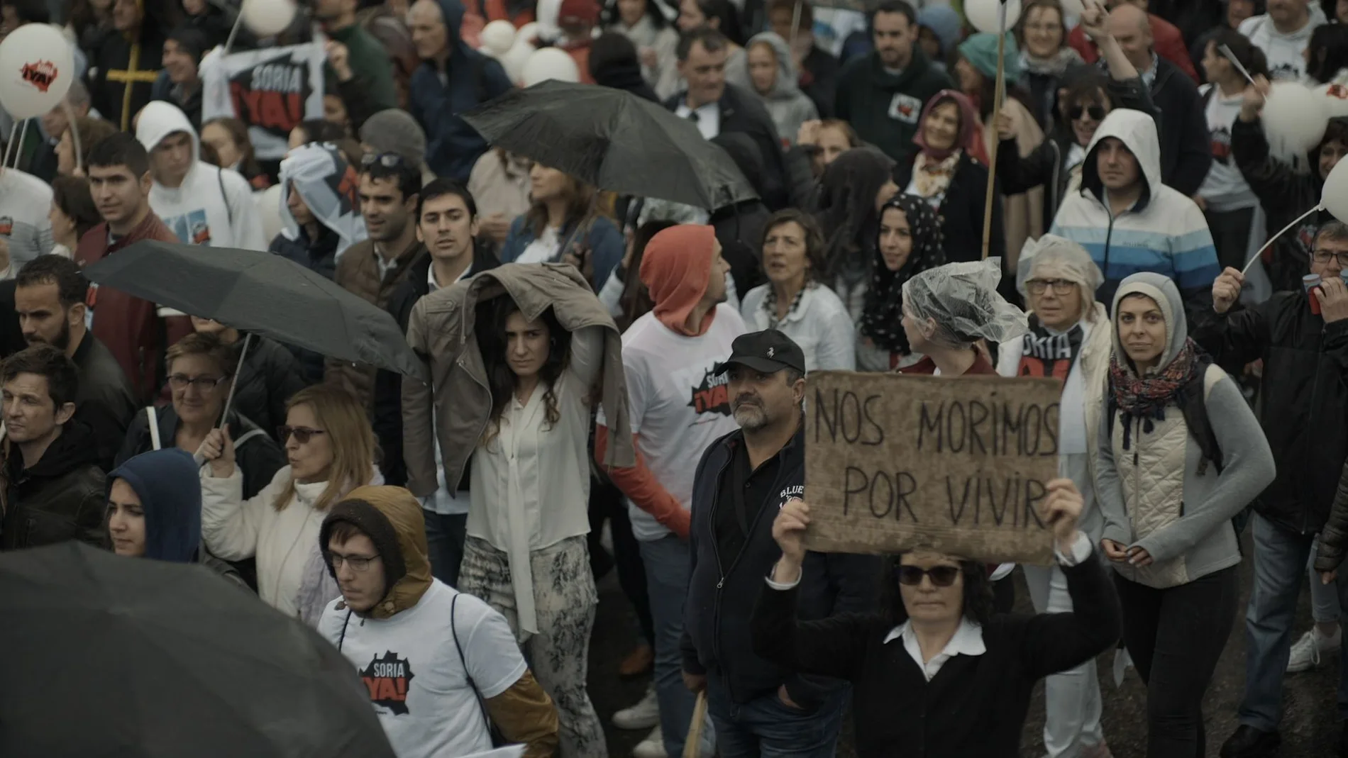 Manifestación en defensa de soluciones para la España vaciada
