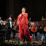 Teresa Berganza en el Concierto de Santa Cecilia