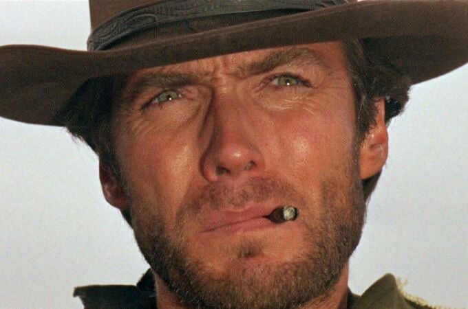 Clint Eastwood en «Por un puñado de dólares»