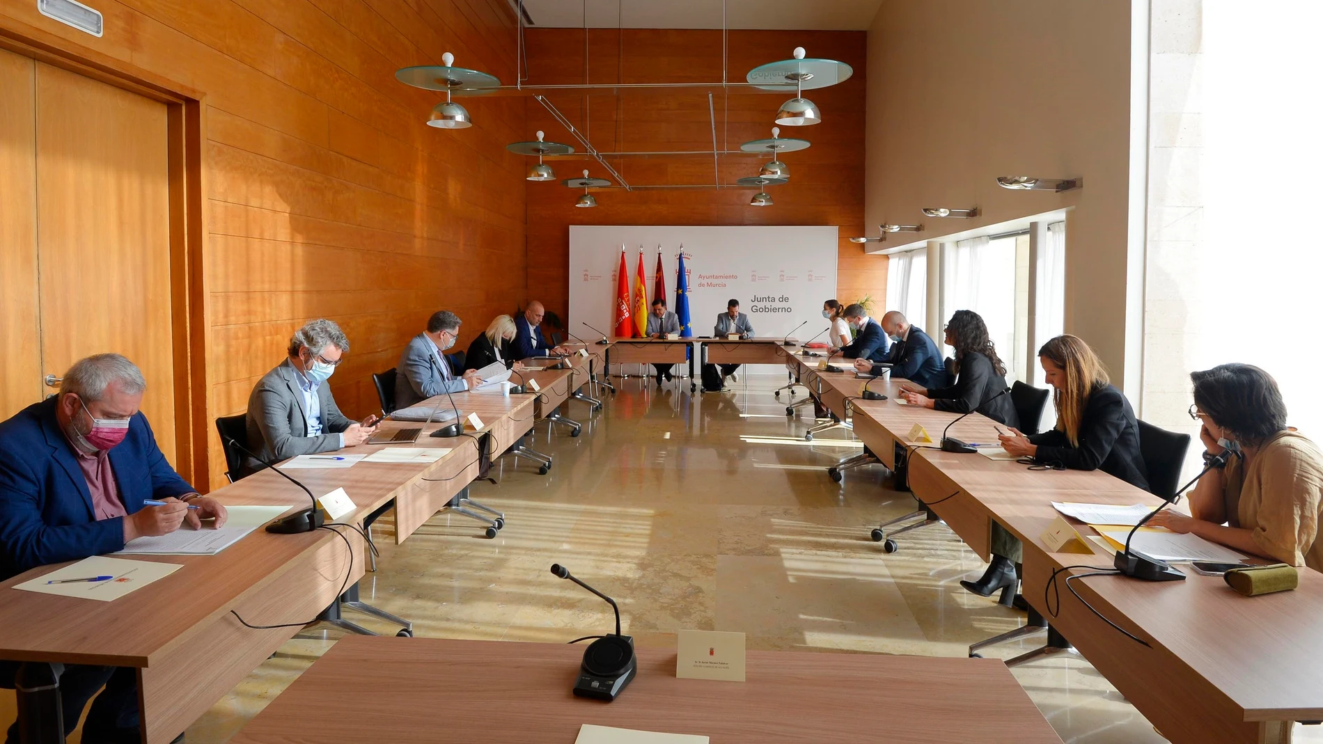 Reunión de la Junta de Gobierno del Ayuntamiento de Murcia