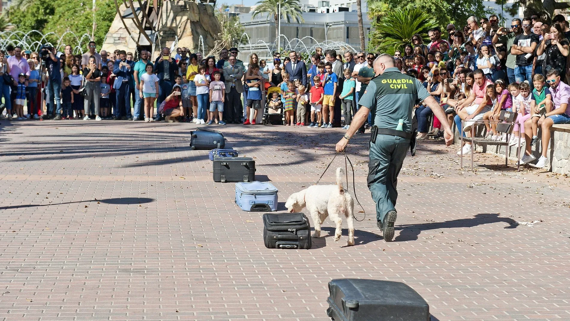 Exhibición de medios de la Guardia Civil en Murcia