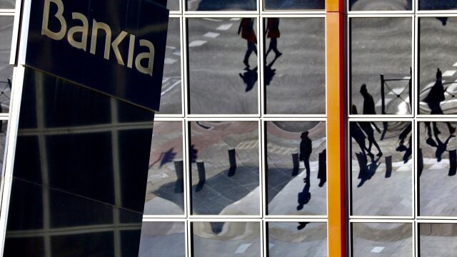 Oficinas de Bankia en la Plaza de Castilla de Madrid