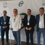 Enrique Vega, Fernando Hontangas, Benjamín Castro, y Alfonso Sánchez