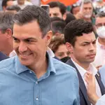 Acto público del secretario general del PSOE y presidente del Gobierno, Pedro Sánchez