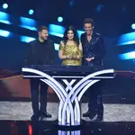 Alessandro Cattelan, Laura Pausini y Mika, presentadores de la pasada edición de Eurovisión