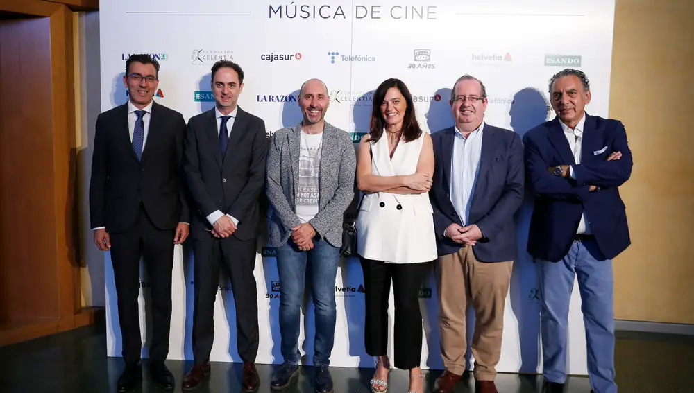 Joaquín Segovia, Pepe Lugo, Javier Menéndez, Raquel Orejudo, Javier Martí y Manuel Torres