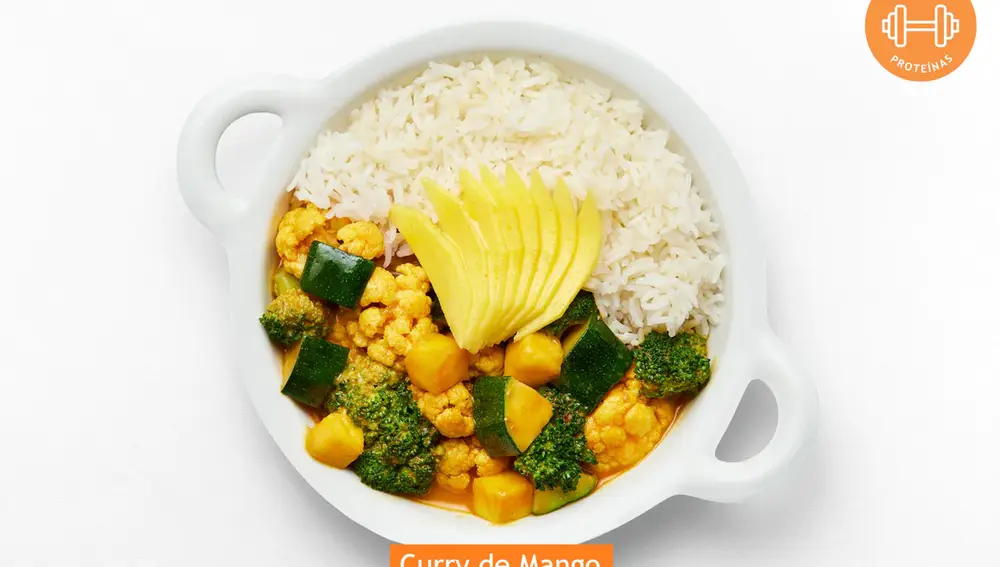 Un plato de comida vegana de VeganFood