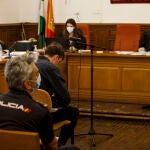 El legionario acusado de asesinar el 8 de febrero de 2020 a su expareja en Zadin en la Audiencia de Granada. Álex Cámara / Europa Press