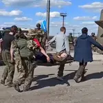 Un total de 52 soldados ucranianos gravemente heridos fueron trasladados al hospital controlado por Rusia en la ciudad ocupada de Novoazovsk
