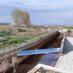 Rampa en el Canal de Vilalaco en la provincia de Palencia