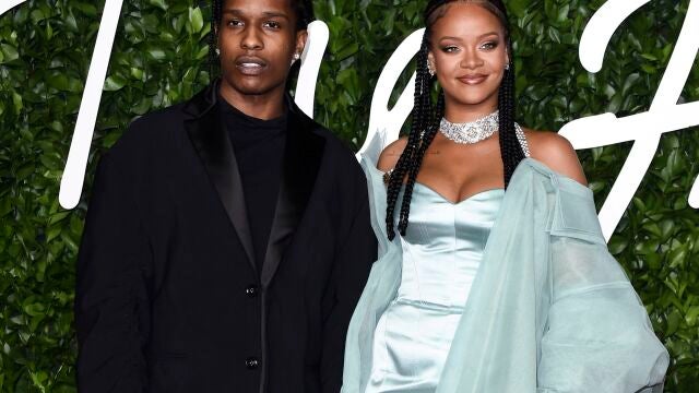 ASAP Rocky und Rihanna bei der Verleihung der Fashion Awards
19/05/2022