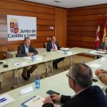 El consejero de Agricultura, Ganadería y Desarrollo Rural, Gerardo Dueñas, preside la reunión del primer Consejo Agrario de Castilla y León de esta legislatura