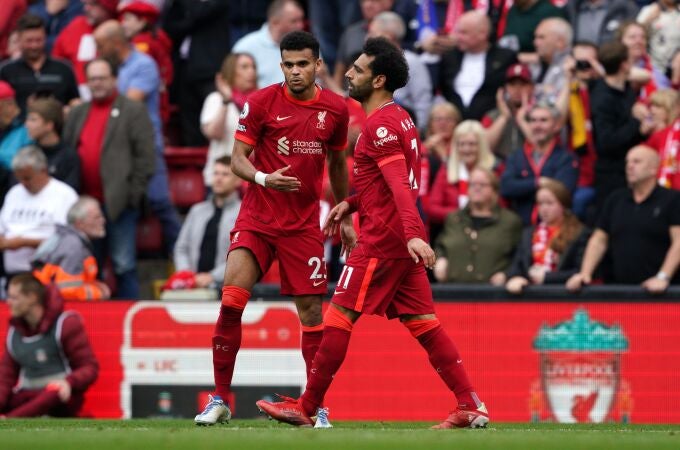 Luis Díaz y Mané son dos de las grandes amenazas ofensivas del Liverpool.