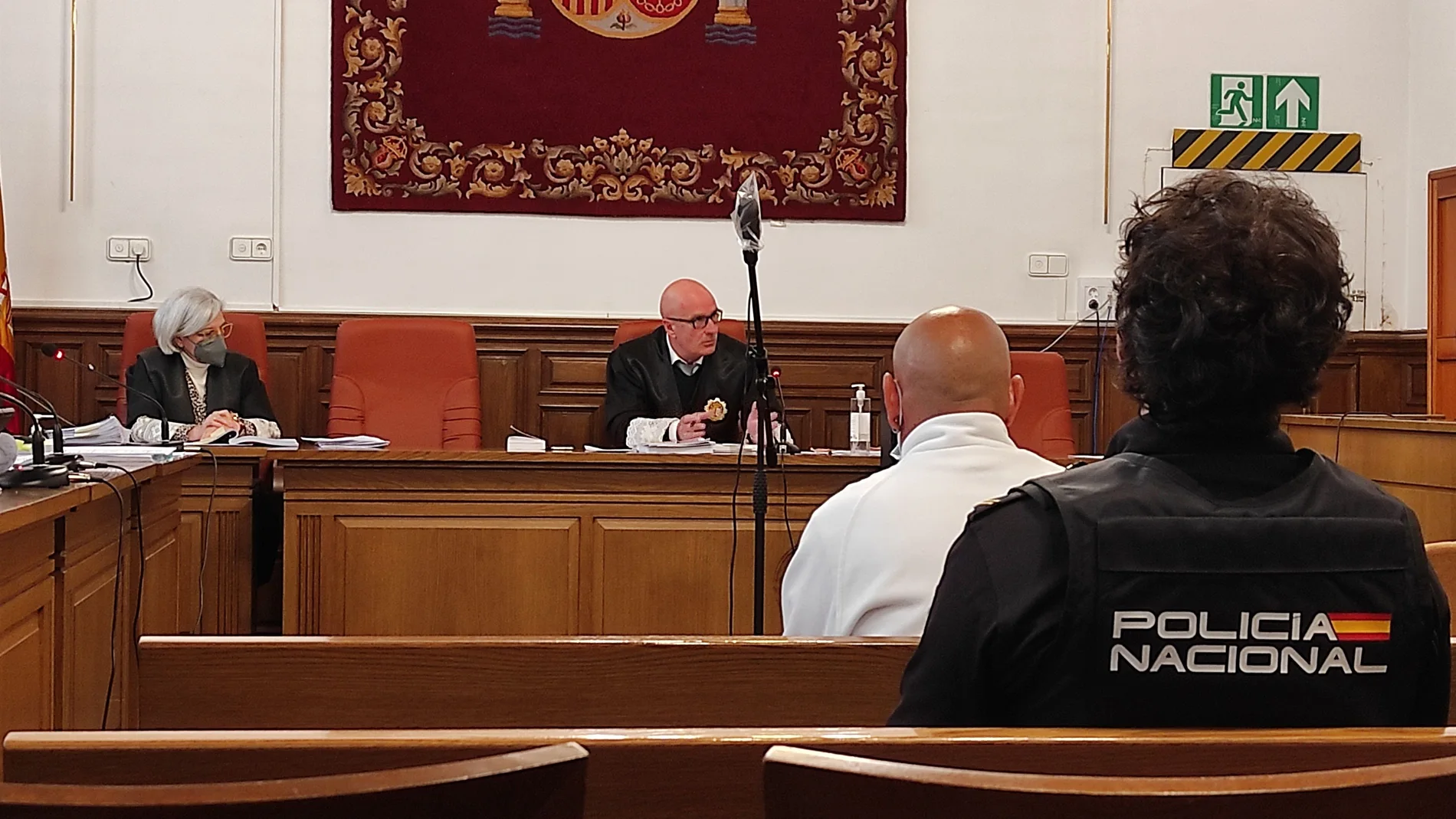 El hombre ya condenado por homicidio, durante el juicio celebrado en la Audiencia Provincial de Granada