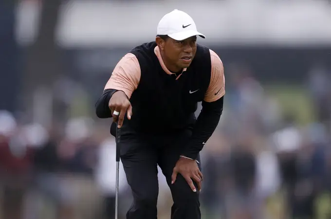 Tiger Woods pone fin al sufrimiento: se retira del PGA cojo y último en la clasificación