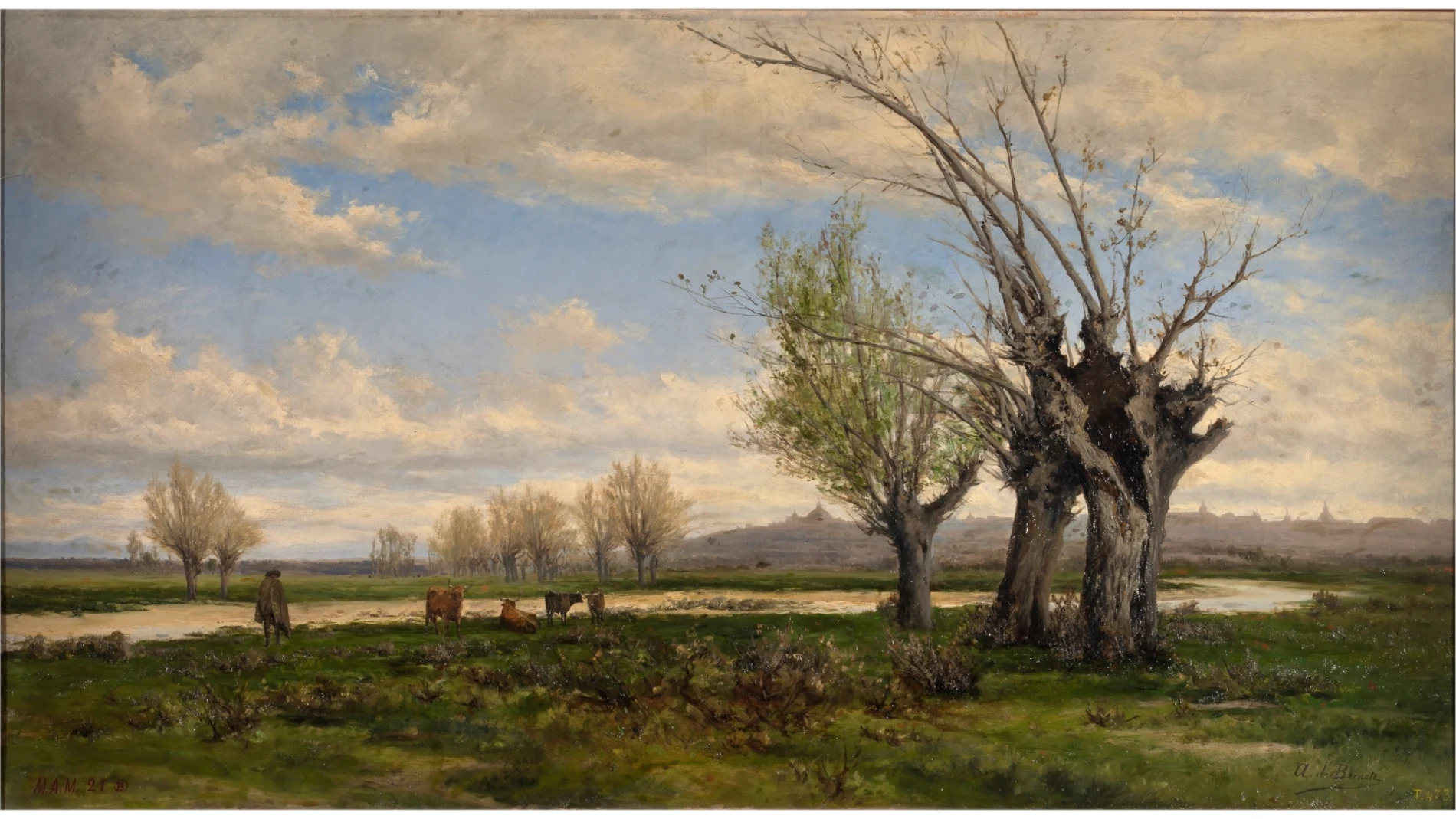 «Orillas del Manzanares» de Aureliano de Beruete