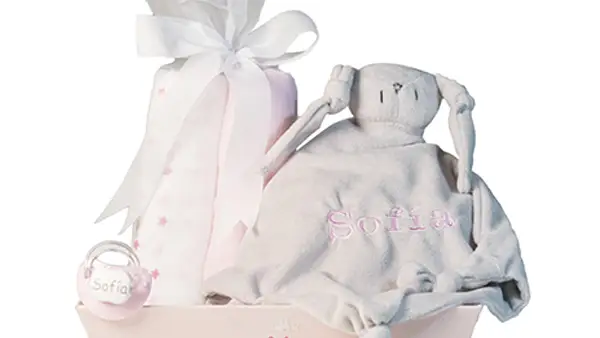 Set de Muselina Doudou y chupete personalizado