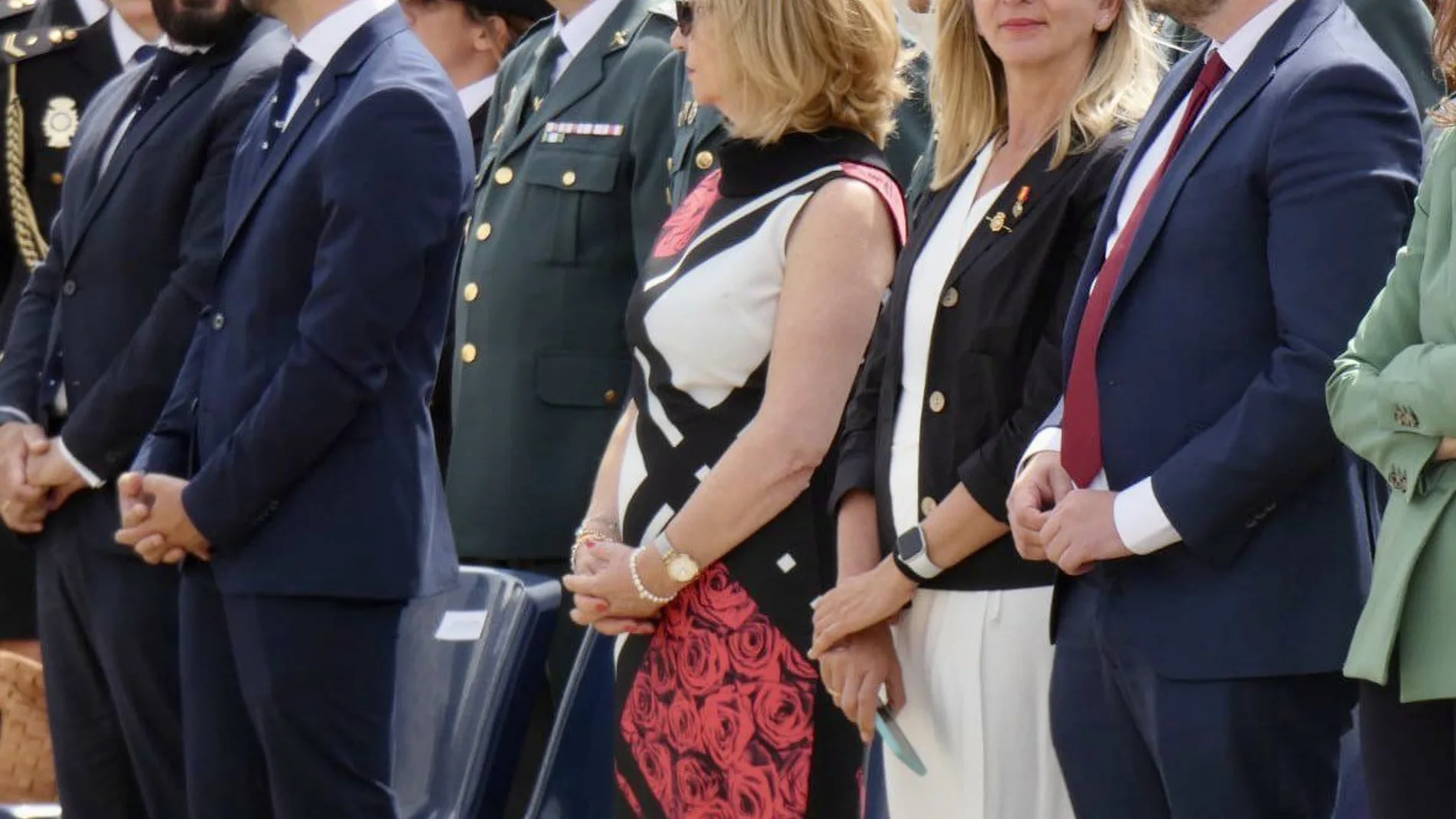 la diputada nacional del PP, Alicia García, durante la jura de los nuevos miembros de la Policía