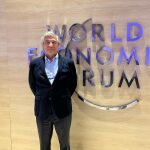El presidente de Naturgy, Francisco Reynés, en el Foro de Davos