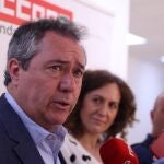 El candidato del PSOE-A a la Junta, Juan Espadas
