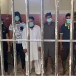 Los seis detenidos por el doble asesinato