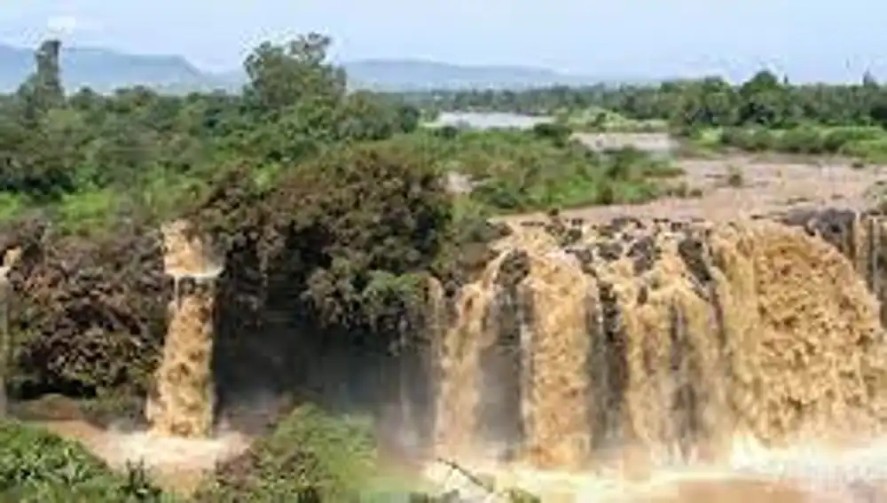 Cataratas del Nilo Azul, Tis Isat, en Etiopía