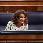 MADRID, 24/05/2022.- La ministra de Hacienda, María Jesús Montero