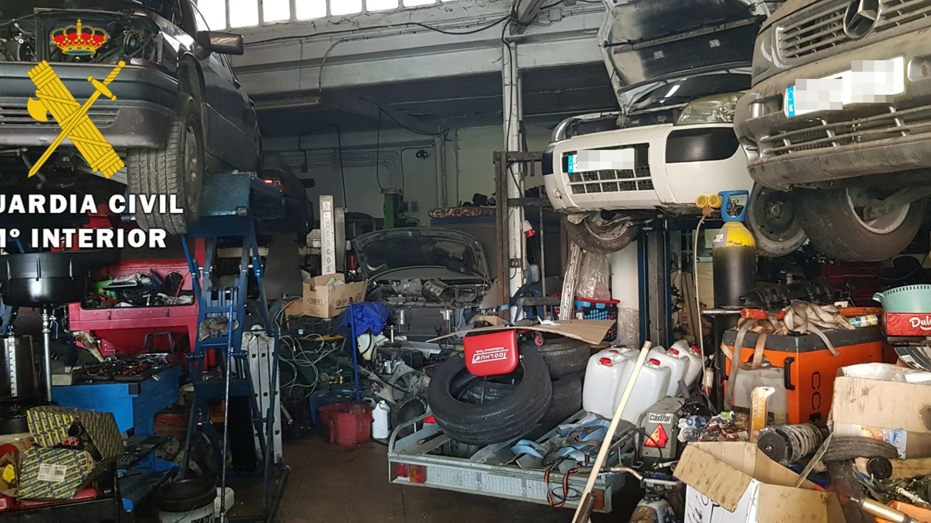 Taller que era utilizado para la venta de drogas en la comarca burgalesa de Las Merindades