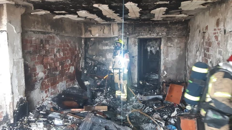 Imagen de archivo de los bomberos de Valencia