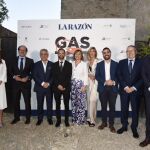 Autoridades y patrocinadores en el Castillo de Santiago de Sanlúcar de Barrameda