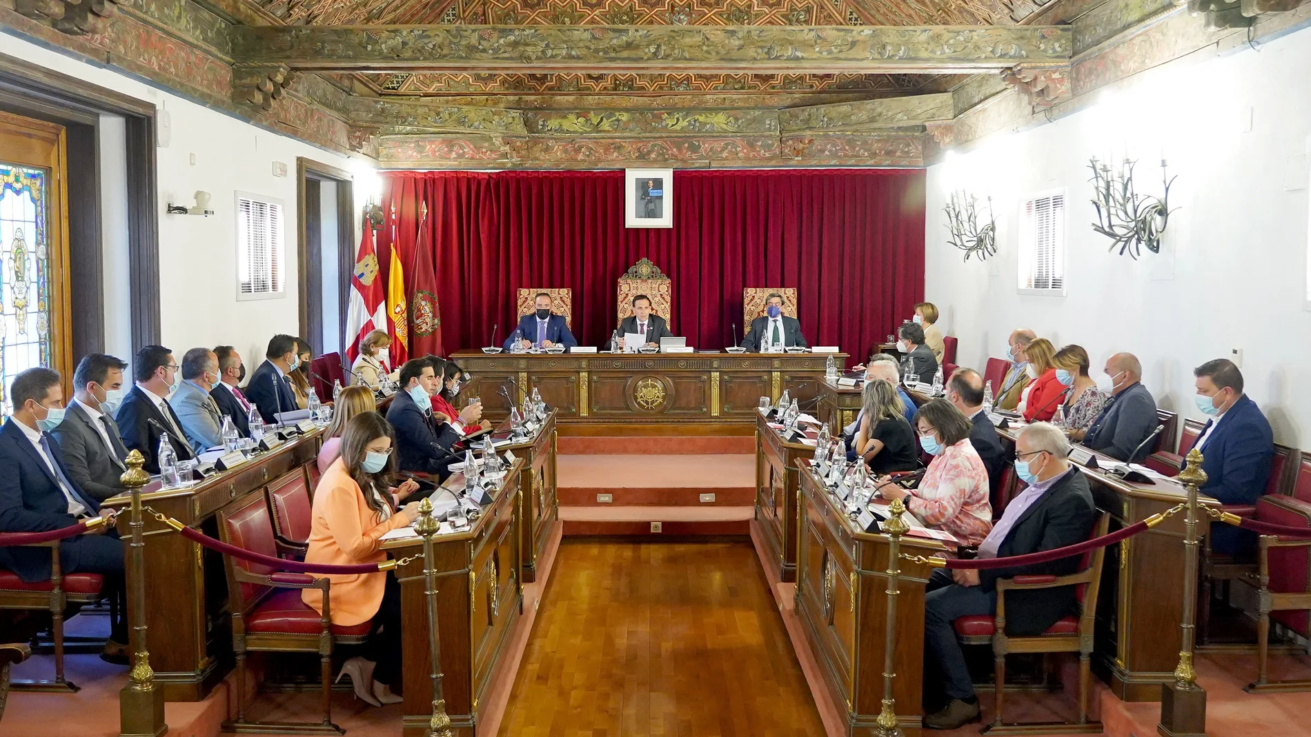 Imagen de sus señorías durante el pleno del debate sobre el estado de la provincia de Valladolid