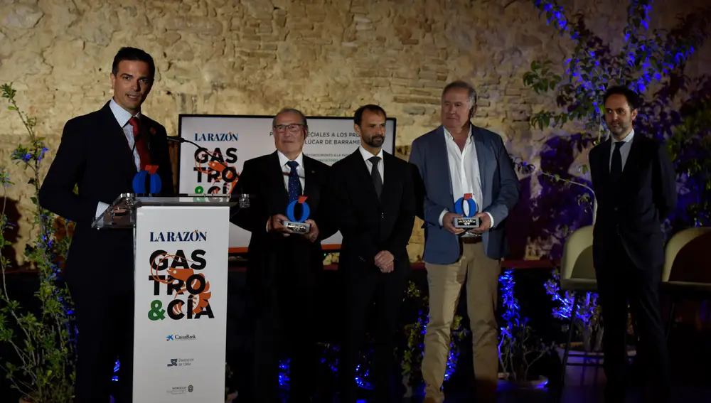 Fermín Hidalgo ofreció unas palabras de agradecimiento por los premios especiales a Sanlúcar de Barrameda