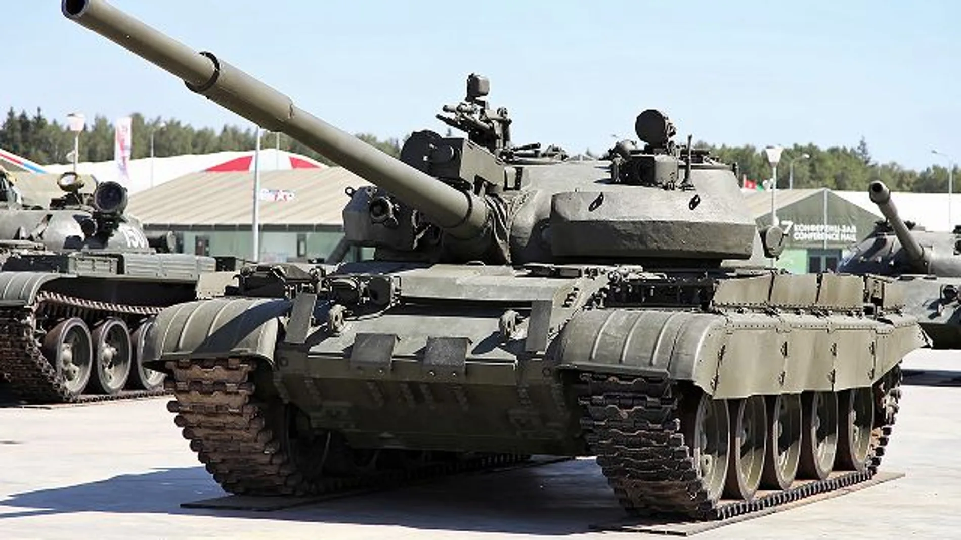 Un T-62 de la era soviética