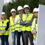 El consejero de Medio Ambiente, Vivienda y Ordenación del Territorio, Juan Carlos Suárez-Quiñones, visita las obras del túnel emisario y la depuradora de Soria