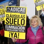 Manifestación en Madrid contra las las cláusulas suelo