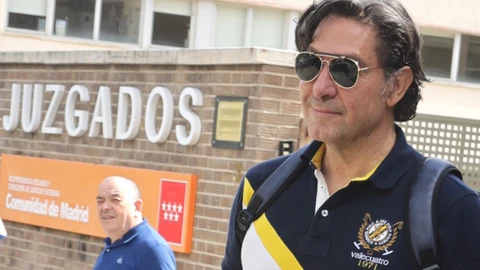 Luis Lorenzo sale del juzgado tras firmar, a 30 de junio de 2022, en Madrid (España). JUZGADOS;ASESINATO;TÍA;FAMOSOS;ACTOR;HERENCIA José Ramón Hernando / Europa Press 30/05/2022