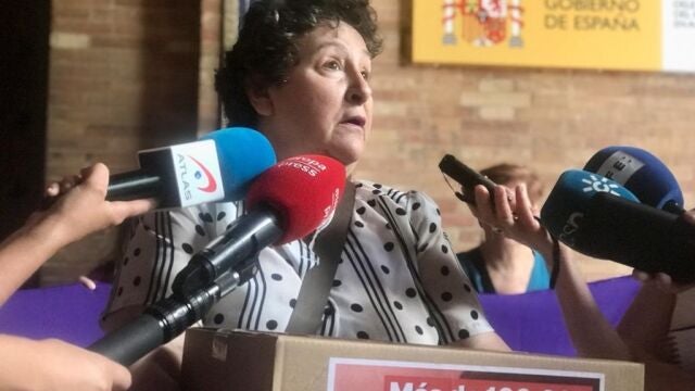 María Salmerón en la Delegación del Gobierno